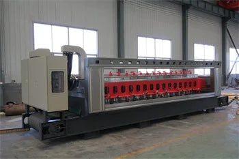 Continuous Automatic Edge Polishing Profiling Machine Xinjie PLC Control High-Power Motor Engine Granite Marble Counter Top