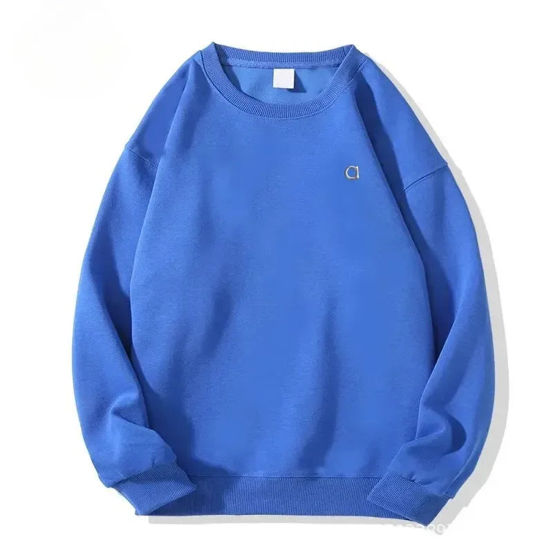 Yoga Top Sweatshirt Loose Long Sleeved Round Neck Top Gym Sweatwear Unisex Casual Sweat Tops Womens Sportswear Workout Top