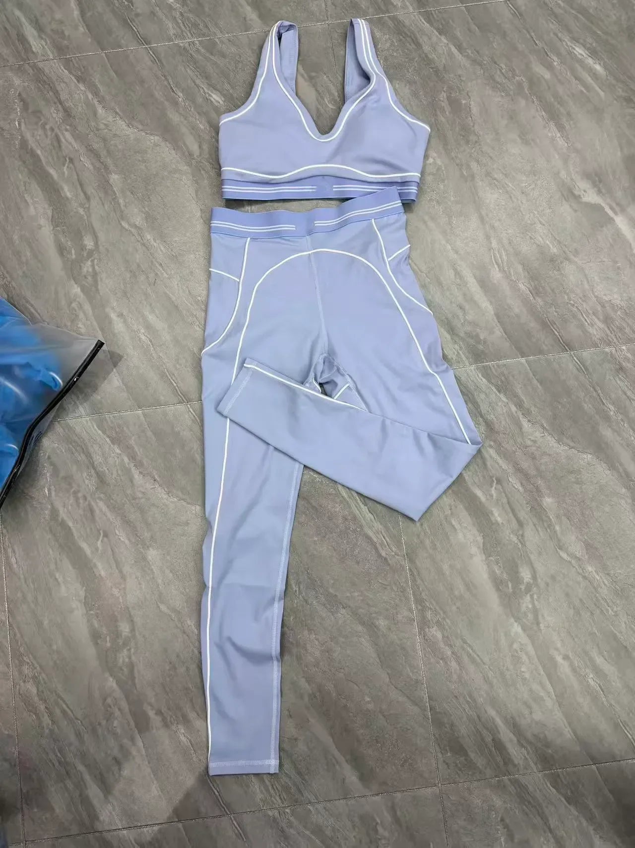 Women Yoga Set Bra + Leggings Yoga Women Sets Gym Short Sports Outfit Pants Shaping Waist Fitness Jogging Sportswear Running