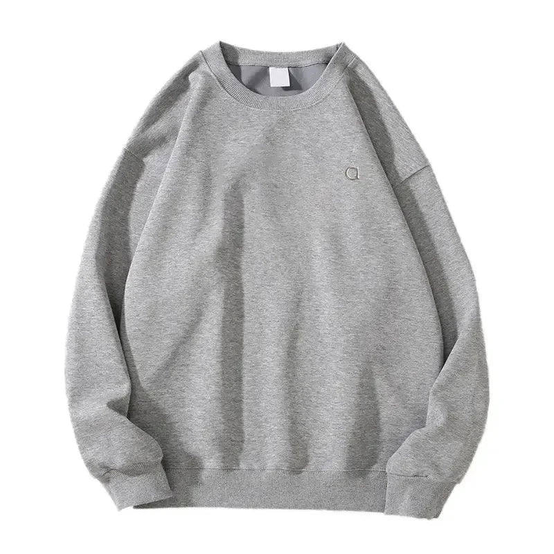 Yoga Top Sweatshirt Loose Long Sleeved Round Neck Top Gym Sweatwear Unisex Casual Sweat Tops Womens Sportswear Workout Top