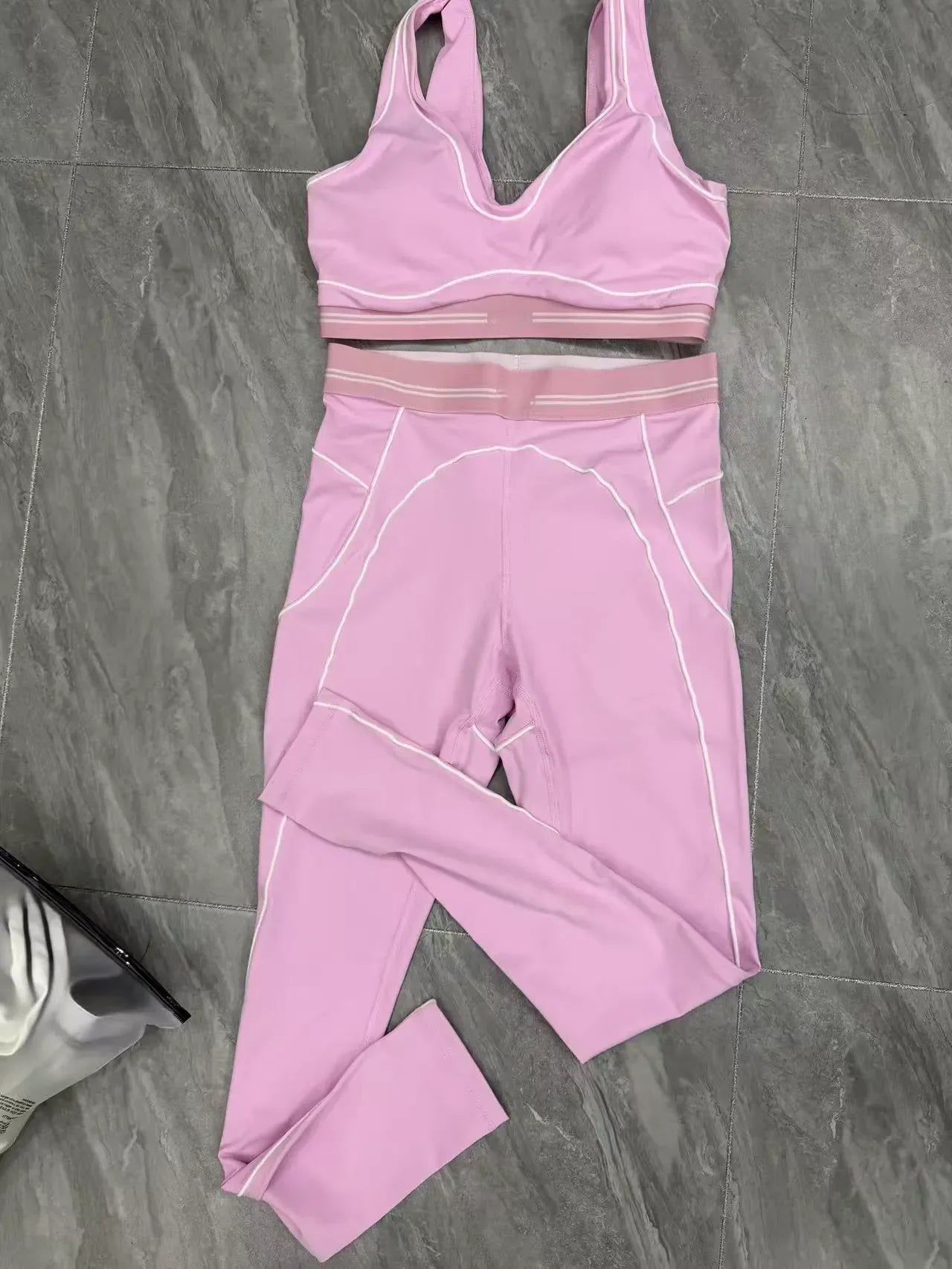 Women Yoga Set Bra + Leggings Yoga Women Sets Gym Short Sports Outfit Pants Shaping Waist Fitness Jogging Sportswear Running