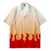 Wholesale Custom Men's Clothing 2024 Summer Men Hawaiian Print Short Sleeve Shirt Men's Vacation Shirt