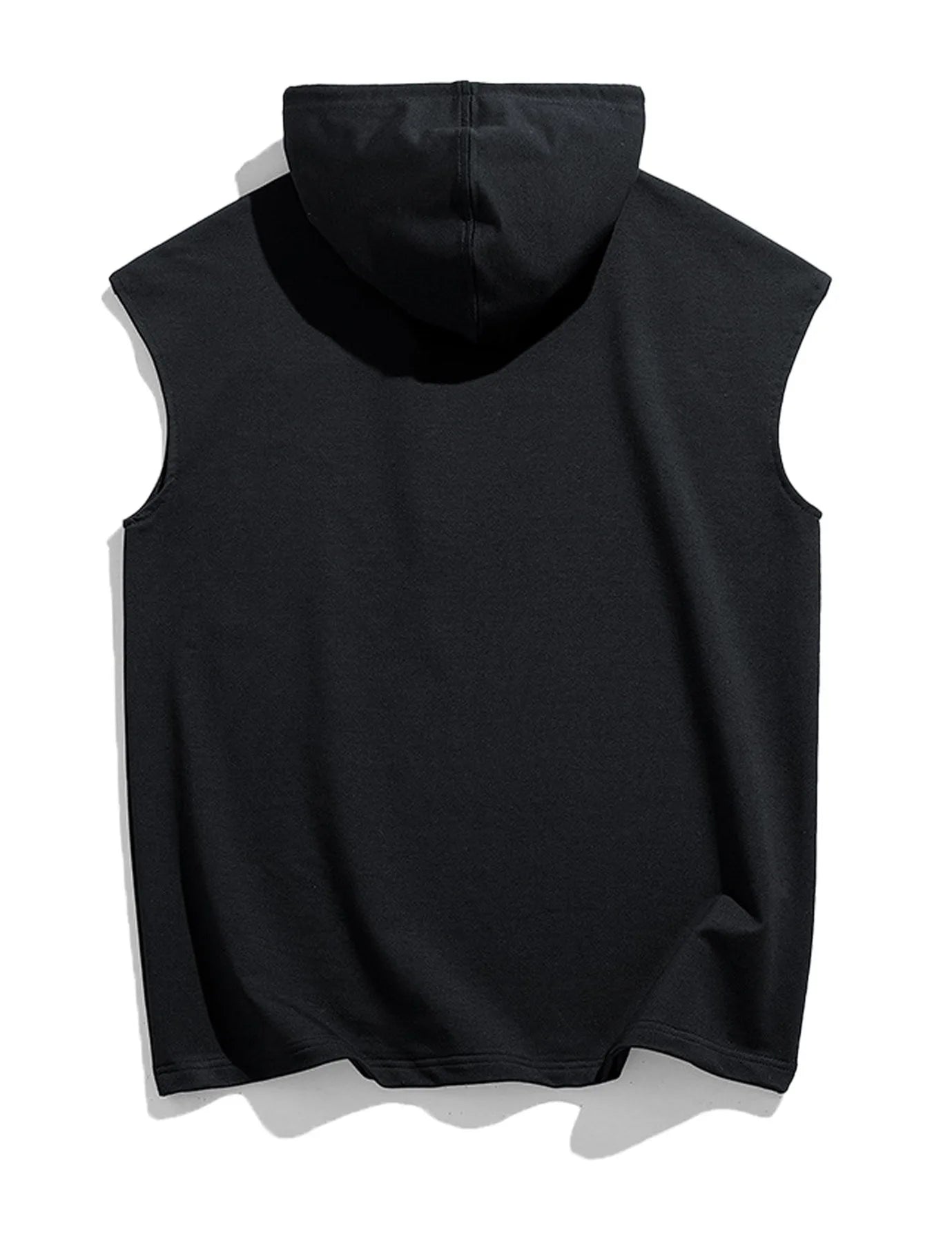 USA Warehouse Custom Logo Sportswear Gym Running Fitness Sleeveless T Shirts Mens Running Hooded Men's Vests tank Top