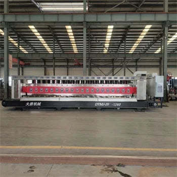 Continuous Automatic Edge Polishing Profiling Machine Xinjie PLC Control High-Power Motor Engine Granite Marble Counter Top