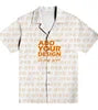 All Over Print 100% Polyester Men's Casual Shirt Comfortable Soft Home Summer Shirts for Adult Men