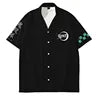 Wholesale Custom Men's Clothing 2024 Summer Men Hawaiian Print Short Sleeve Shirt Men's Vacation Shirt