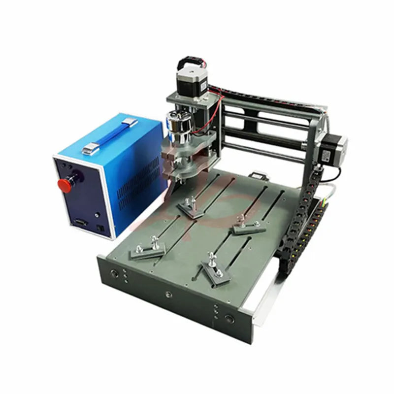 DIY Mini CNC Mach3 Control Lathe Milling 300W Spindle PCB Machines Cnc Router Machine for Making Diy Toys Idol Surrounding
