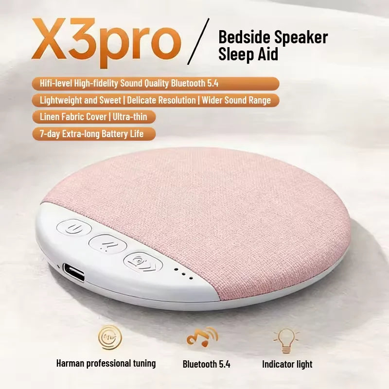 X3PRO Bedside Sleep Speaker Under the Pillow Speaker with High Quality Sound Multi-functional Audio White Noise X3 PRO