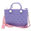 Washable Rubber Beach Bag Large EVA Tote Waterproof Durable Outdoor Handbag Custom Logo for Pool Boating Gym Summer Holiday