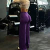 Gym Workout Wide Leg Leggings Women High Waist Tummy Control Loose Yoga Pants Woman Hip Lifting Straight Sports