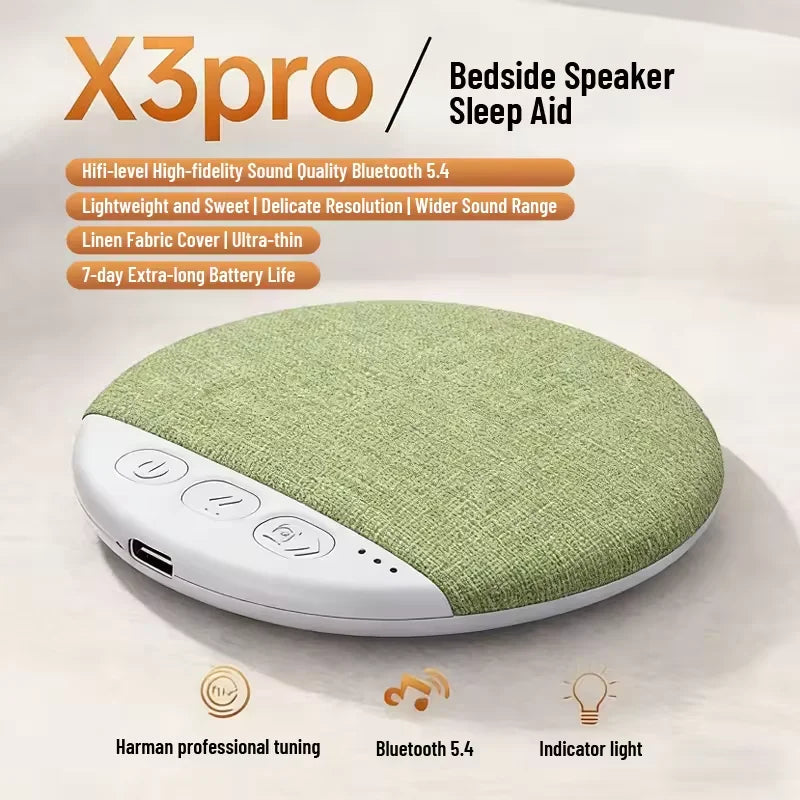 X3PRO Bedside Sleep Speaker Under the Pillow Speaker with High Quality Sound Multi-functional Audio White Noise X3 PRO