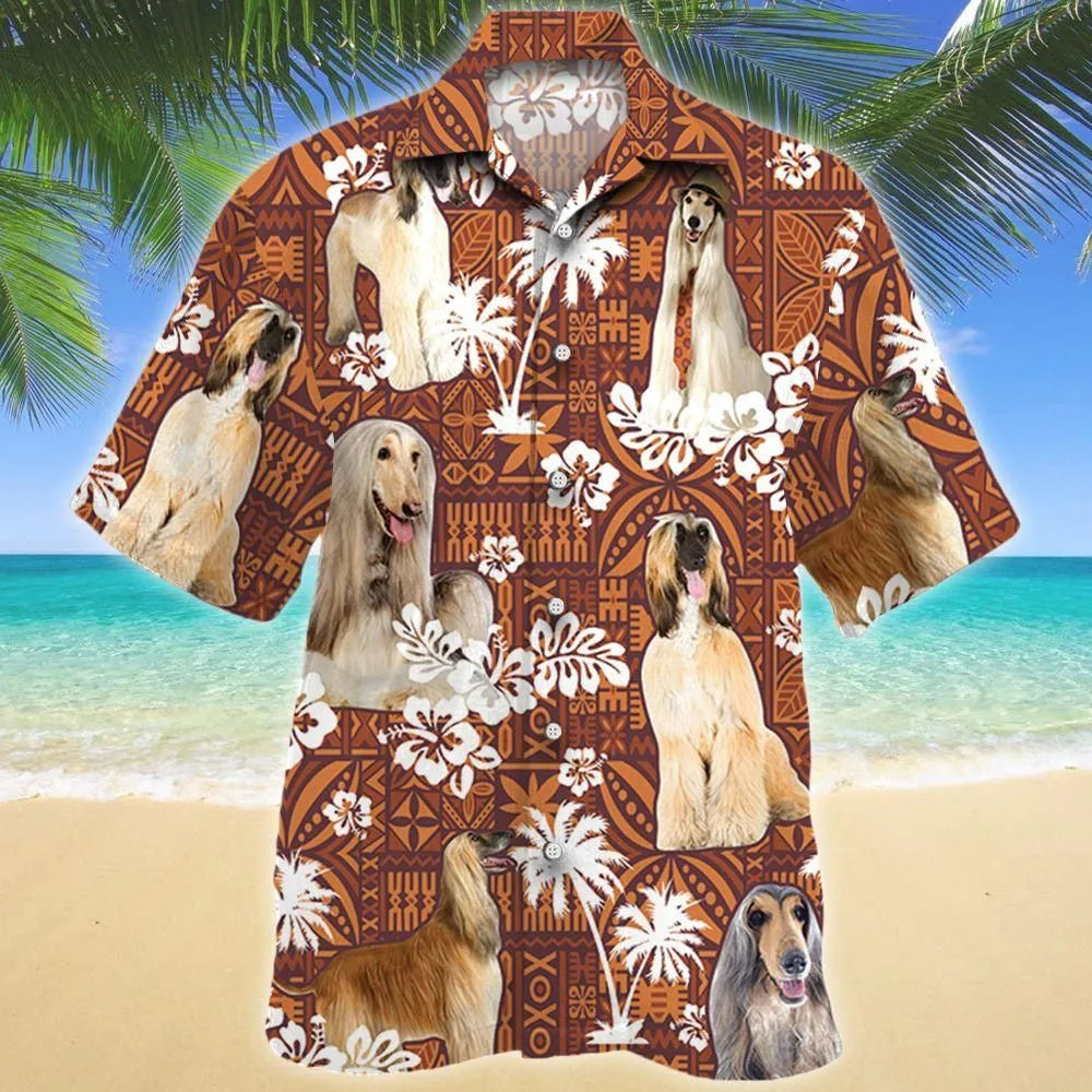 All Over Print 100% Polyester Men's Casual Shirt Comfortable Soft Home Summer Shirts for Adult Men