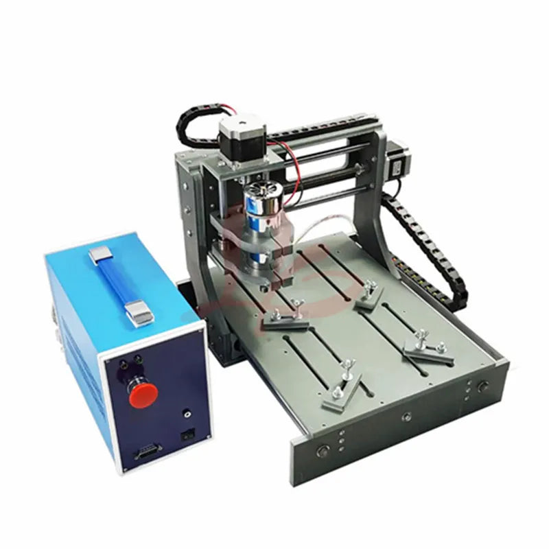 DIY Mini CNC Mach3 Control Lathe Milling 300W Spindle PCB Machines Cnc Router Machine for Making Diy Toys Idol Surrounding