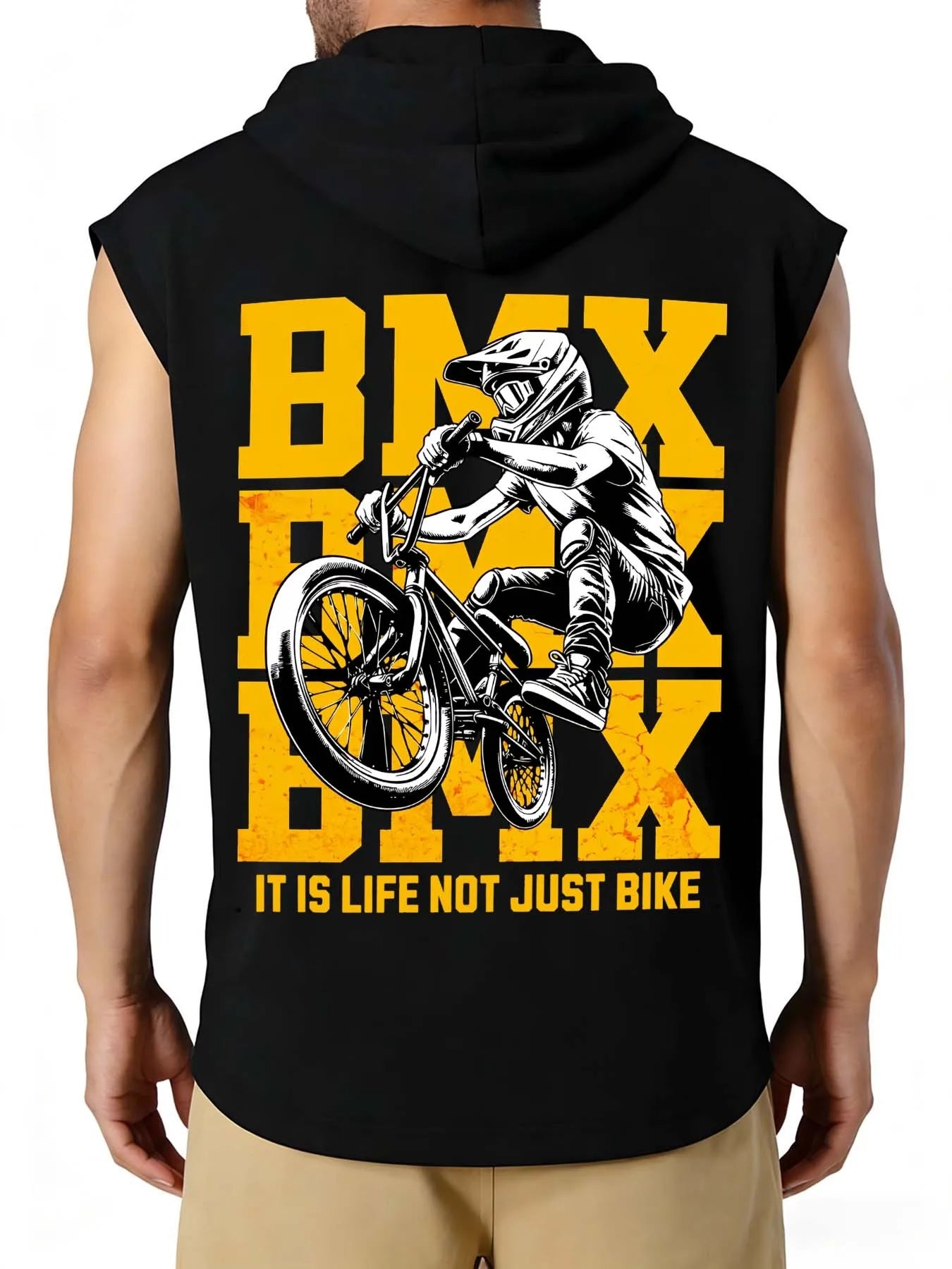 USA Warehouse Custom Logo Sportswear Gym Running Fitness Sleeveless T Shirts Mens Running Hooded Men's Vests tank Top