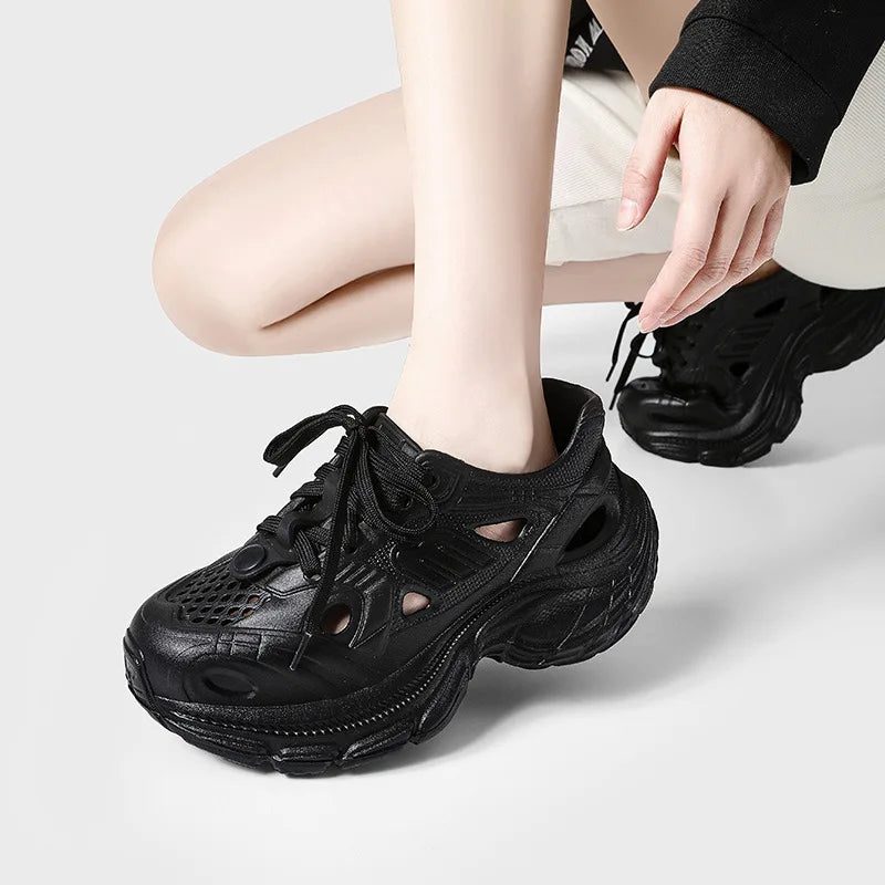 Designer Casual Shoes Women Hiking Breathable Sport Shoes Machine Washable Quick Dry Chunky Shoe Walking Barefoot Sneaker Sandal