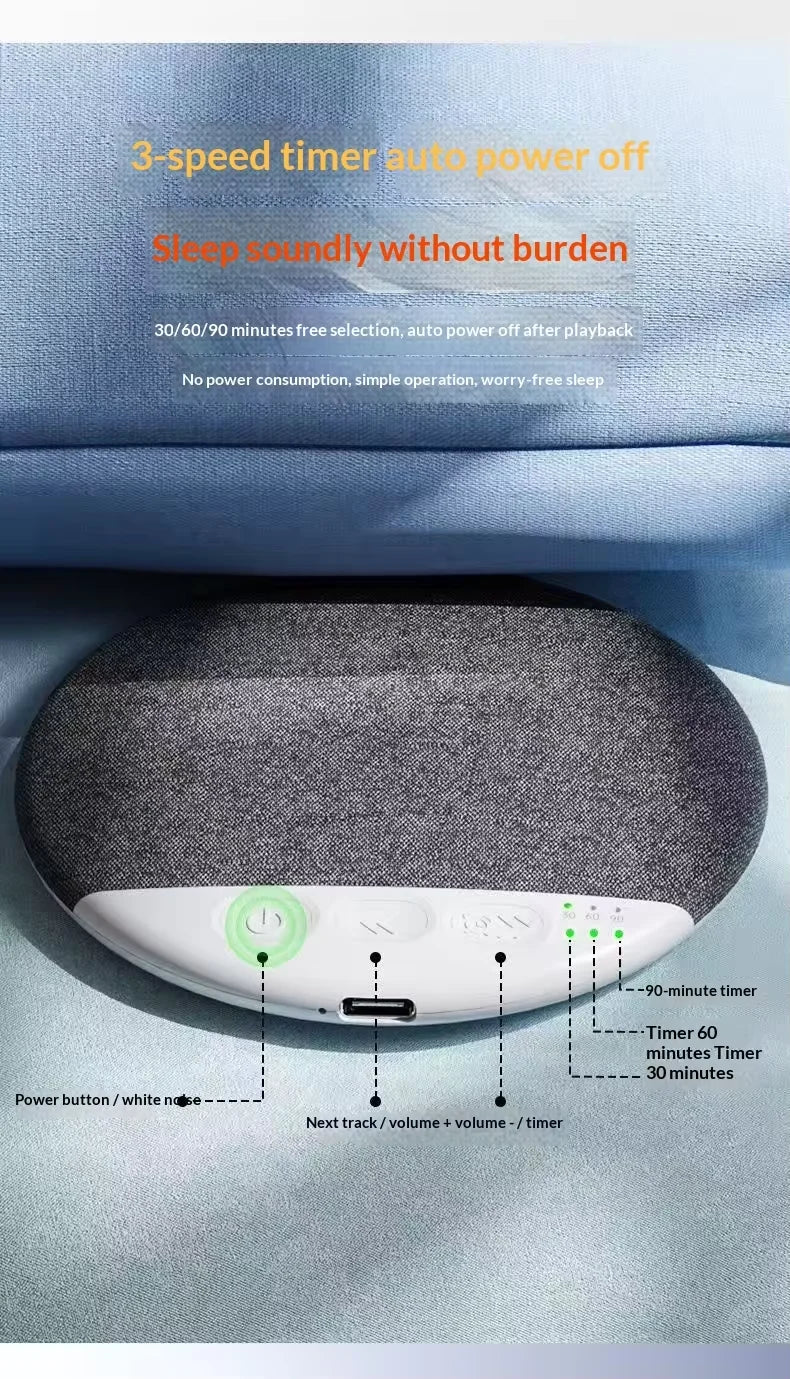 X3PRO Bedside Sleep Speaker Under the Pillow Speaker with High Quality Sound Multi-functional Audio White Noise X3 PRO