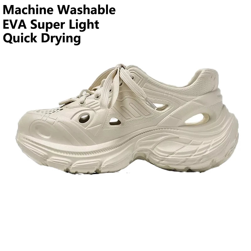 Designer Casual Shoes Women Hiking Breathable Sport Shoes Machine Washable Quick Dry Chunky Shoe Walking Barefoot Sneaker Sandal