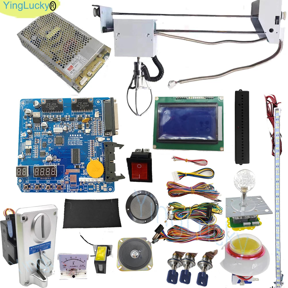 High Quality 71cm DIY Arcade Crane Claw Game Machine Kit Simple Version High Quality Motherboard Coin Operated Toy Doll Machine