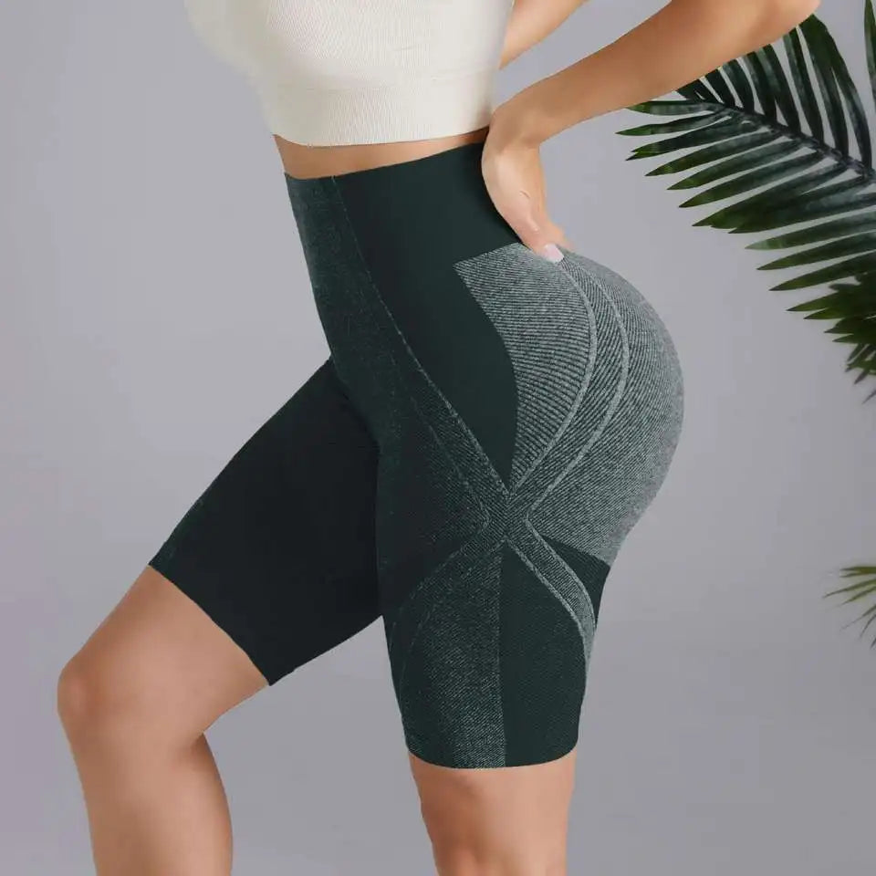 Yoga Shorts Women's Push up Leggings Running Gym Fitness Pants Abdomen Moisture Absorb Sports Hot Selling High Waist Seamless