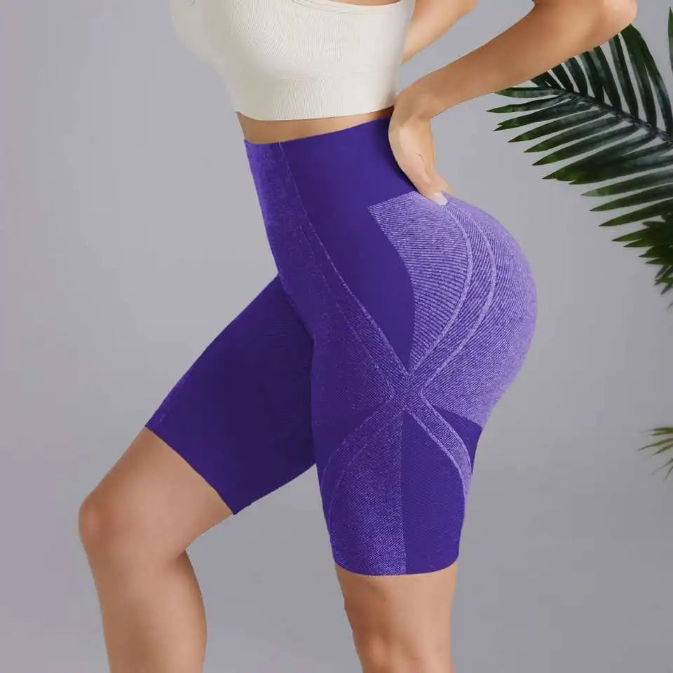 Yoga Shorts Women's Push up Leggings Running Gym Fitness Pants Abdomen Moisture Absorb Sports Hot Selling High Waist Seamless