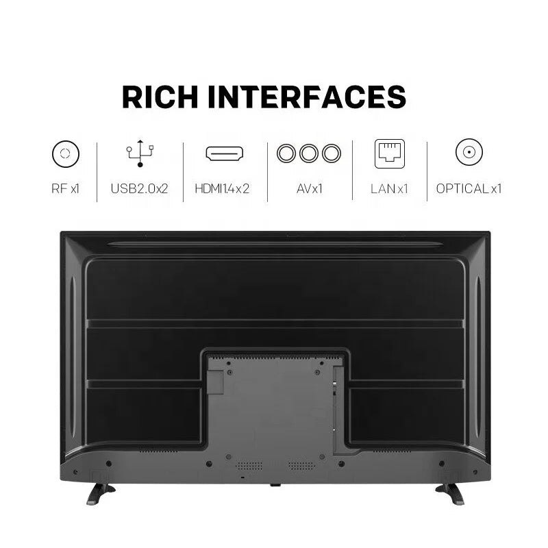 VSTI 32-inch Class LED Smart FHD TV 1080P (2026 Model) Black LED & LCD TVs with A+ Grade LCD Panel