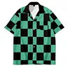 Wholesale Custom Men's Clothing 2024 Summer Men Hawaiian Print Short Sleeve Shirt Men's Vacation Shirt