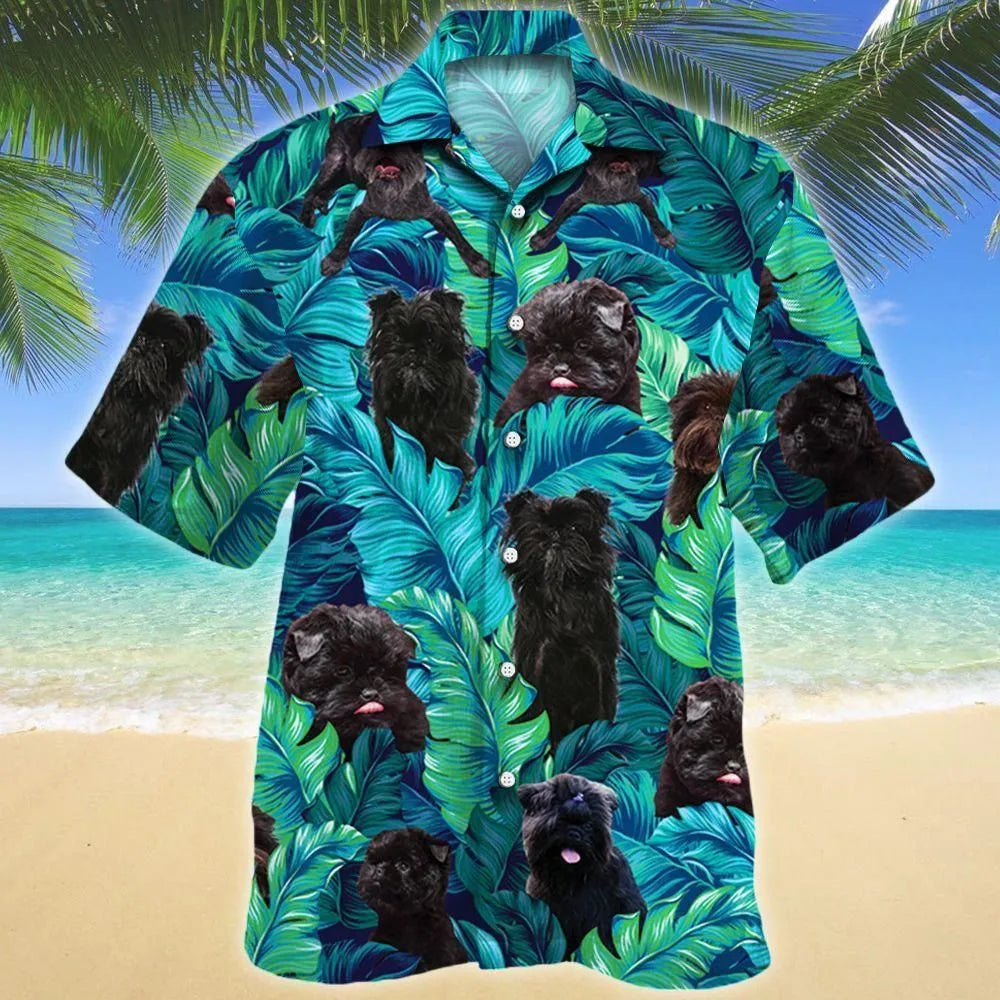All Over Print 100% Polyester Men's Casual Shirt Comfortable Soft Home Summer Shirts for Adult Men