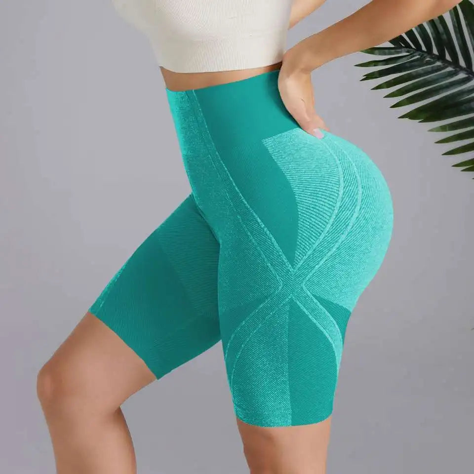 Yoga Shorts Women's Push up Leggings Running Gym Fitness Pants Abdomen Moisture Absorb Sports Hot Selling High Waist Seamless