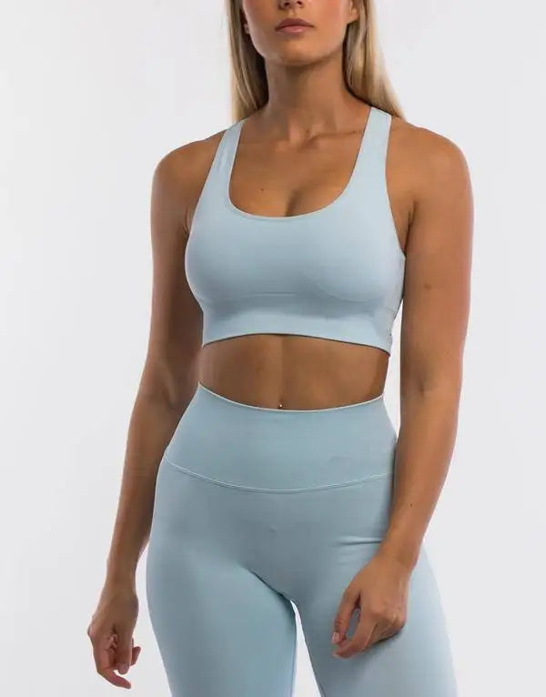 Gym High Waisted Women Seamless Activewear Workout 2 Piece Yoga Sets for Women High Quality Plus Size