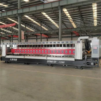 Continuous Automatic Edge Polishing Profiling Machine Xinjie PLC Control High-Power Motor Engine Granite Marble Counter Top