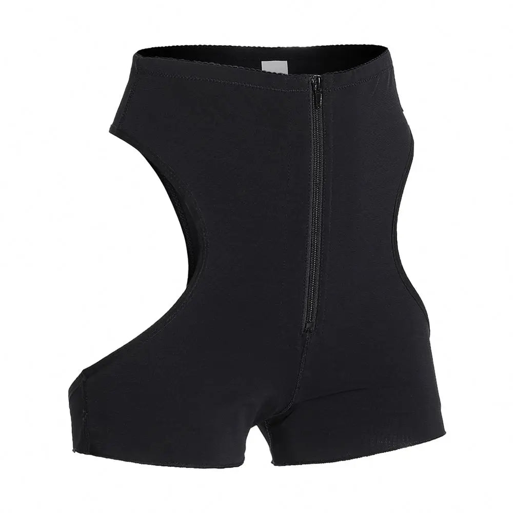 Hot Sale Women's Latex Zipper Waist Trainer High Comfortable Body Shaper Butt Lifter Tummy Control Panty Breathable Slim Waist