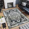 Washable Living Room Carpet Persian Turkey Large Size Classical Non-slip Plush Floor Mat for Home Prayer Machine Made Area Rug