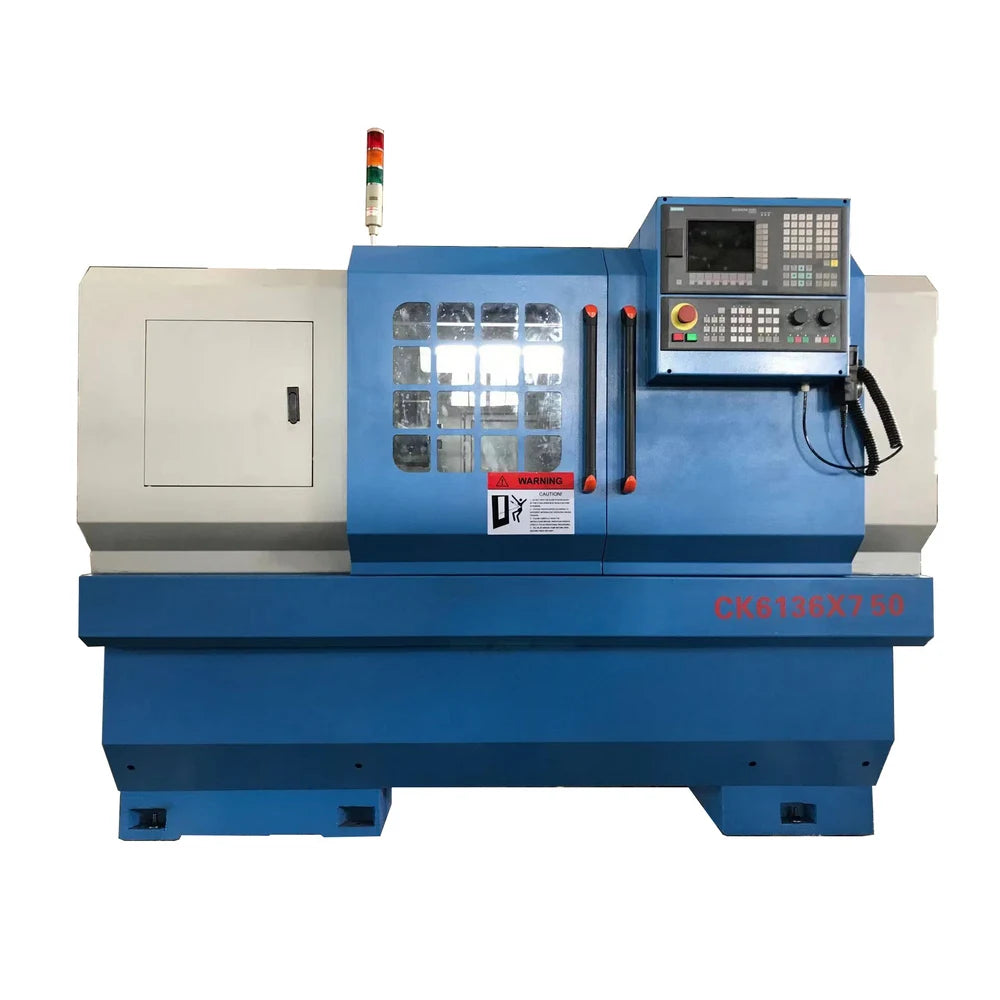 CNC lathe machine CK6125 6136 6146 Slant Flat bed customer-made High Precision Small Heavy duty  Turret Economic Price Factory