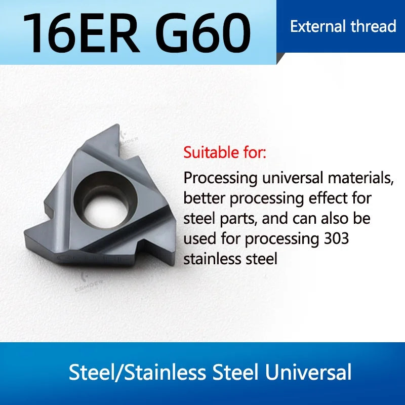 Cutting Cutter Lathe Tools CNC 06IR 08IR 11ER/IR 16ER/IR 22ER/IR 27ER/IR A60/A55/AG55/AG60/G55/G60/N55/N60/Q60 Threading Blade