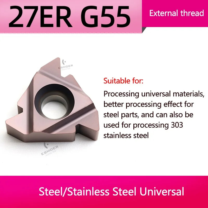 Cutting Cutter Lathe Tools CNC 06IR 08IR 11ER/IR 16ER/IR 22ER/IR 27ER/IR A60/A55/AG55/AG60/G55/G60/N55/N60/Q60 Threading Blade