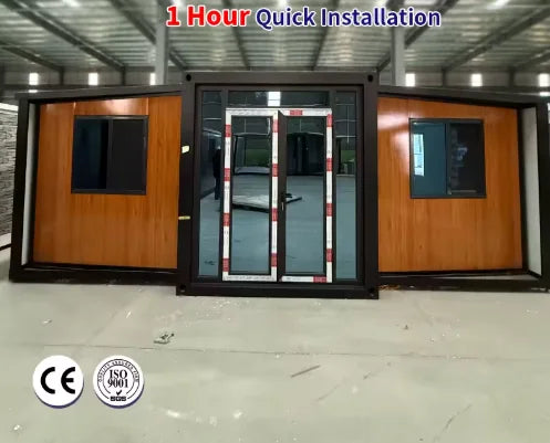 Affordable and Durable Flat Pack Prefab House Temporary Housings Solution with Kitchen and Bathroom Hot Sale