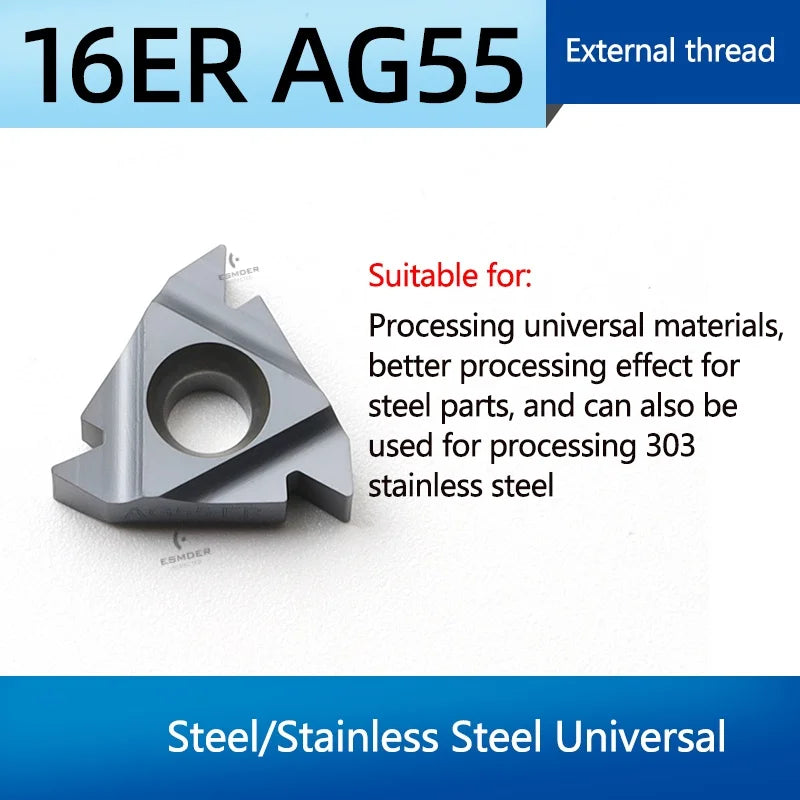 Cutting Cutter Lathe Tools CNC 06IR 08IR 11ER/IR 16ER/IR 22ER/IR 27ER/IR A60/A55/AG55/AG60/G55/G60/N55/N60/Q60 Threading Blade