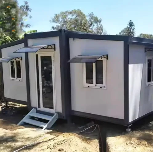 Affordable and Durable Flat Pack Prefab House Temporary Housings Solution with Kitchen and Bathroom Hot Sale