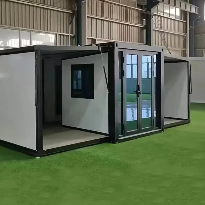 Customized Expandable Container House and Portable Mobile Home 40ft Prefab Foldable 3 Bedrooms Luxury Villa Hot Sale