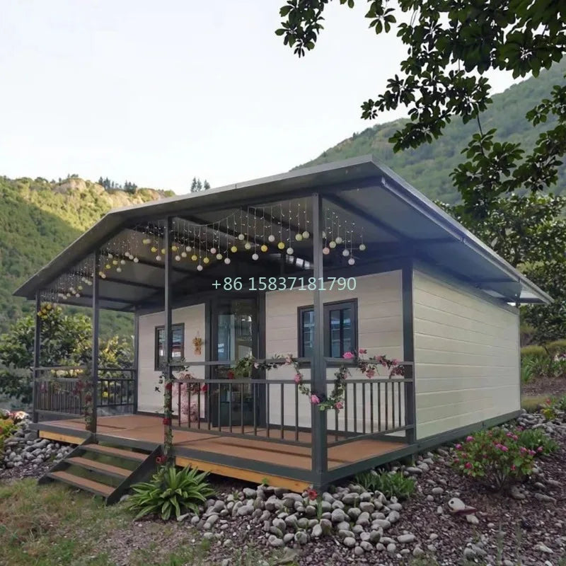 Hot Sale Container House Luxury Mobile Living Villa Hotel Folding Tiny House 40ft 20ft Prefab Modular Expandable Container House