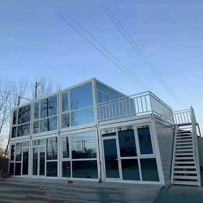 Hot Sale Foldable Container House Extendable Detachable Prefab Folding House Container Office Prefab Container House for US