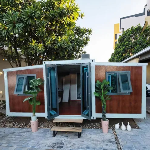 Affordable and Durable Flat Pack Prefab House Temporary Housings Solution with Kitchen and Bathroom Hot Sale