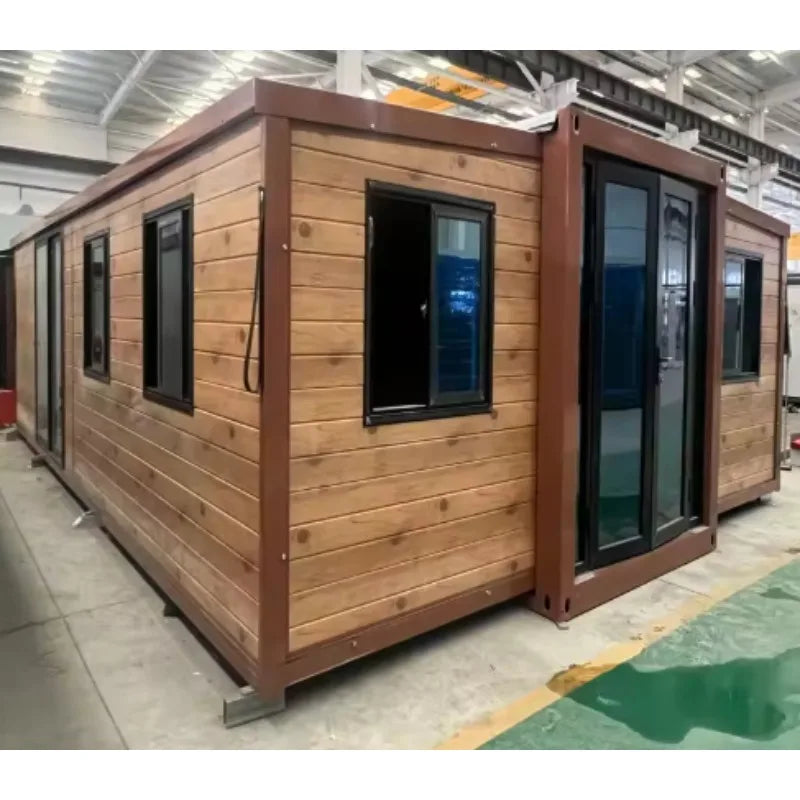 Customized Expandable Container House and Portable Mobile Home 40ft Prefab Foldable 3 Bedrooms Luxury Villa Hot Sale