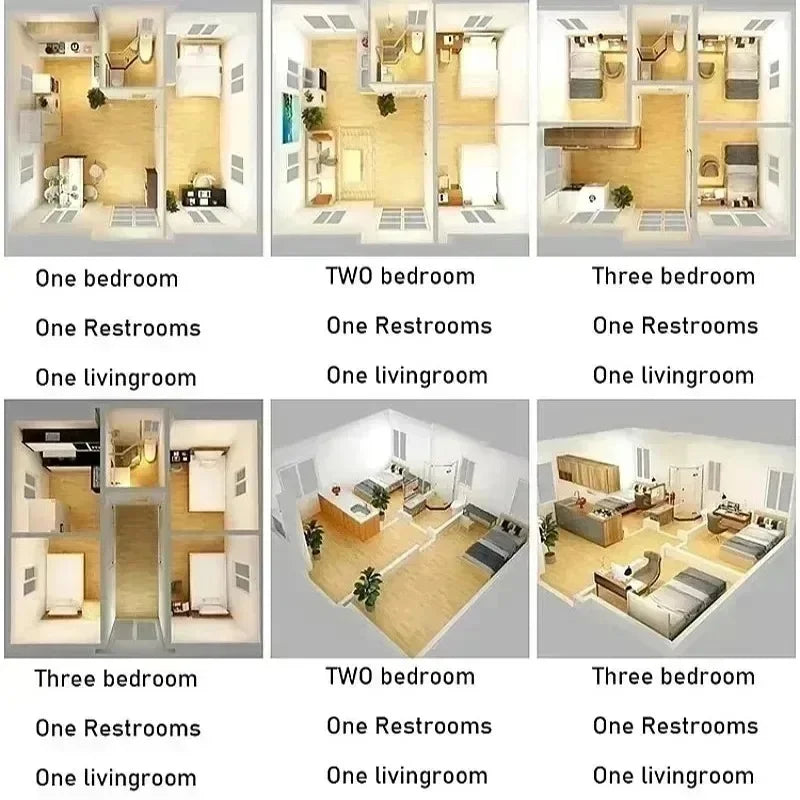 Customized Expandable Container House and Portable Mobile Home 40ft Prefab Foldable 3 Bedrooms Luxury Villa Hot Sale