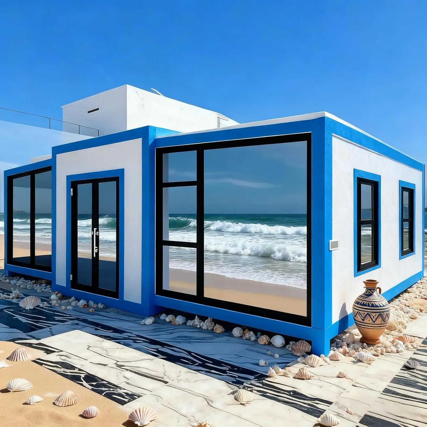 Hot Sale Container House 40Ft 20Ft Prefab Expandable Tiny Home Container House Prefabricated Home Container Homestay for Spain