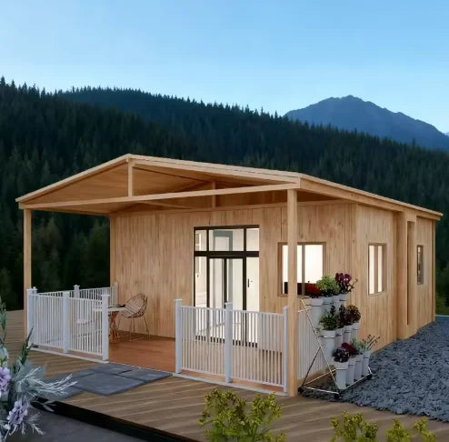 Affordable and Durable Flat Pack Prefab House Temporary Housings Solution with Kitchen and Bathroom Hot Sale