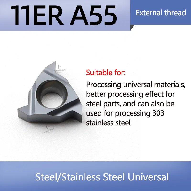 Cutting Cutter Lathe Tools CNC 06IR 08IR 11ER/IR 16ER/IR 22ER/IR 27ER/IR A60/A55/AG55/AG60/G55/G60/N55/N60/Q60 Threading Blade