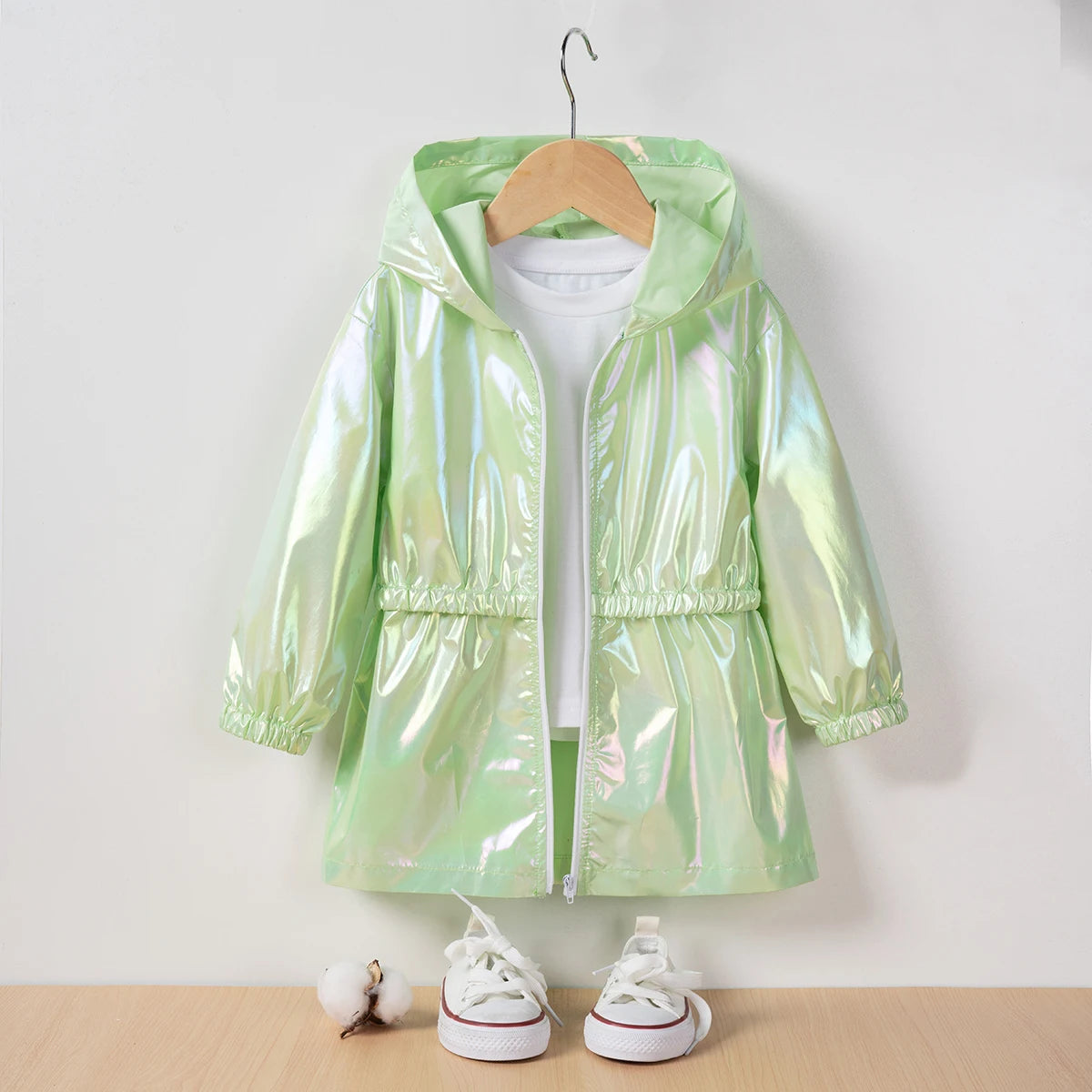 Girls Fashion Symphony Going Out Thin Hooded Jacket