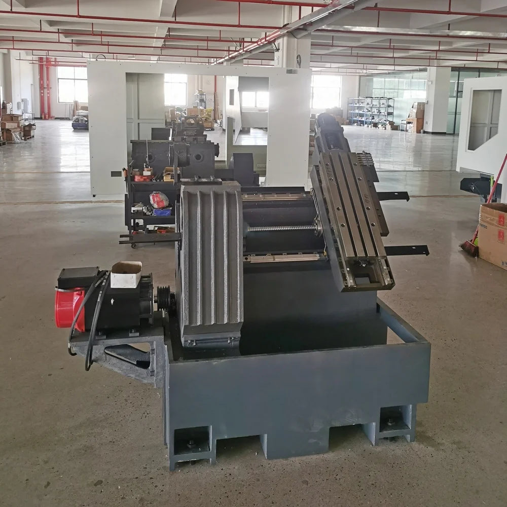 CNC lathe machine CK6125 6136 6146 Slant Flat bed customer-made High Precision Small Heavy duty  Turret Economic Price Factory