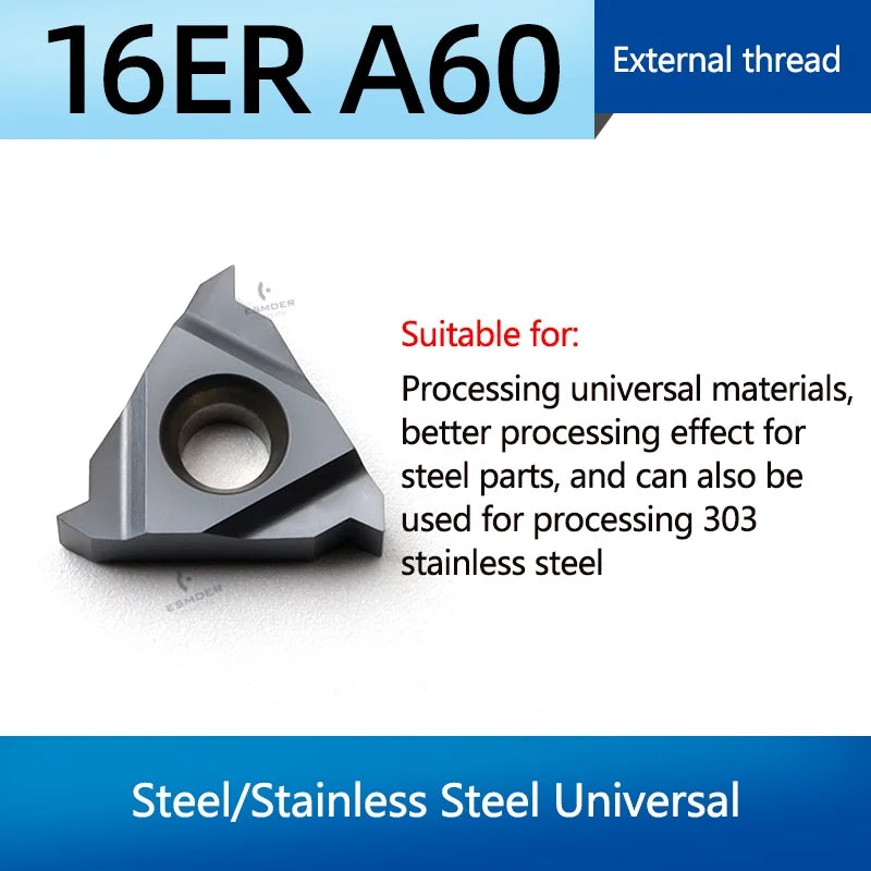 Cutting Cutter Lathe Tools CNC 06IR 08IR 11ER/IR 16ER/IR 22ER/IR 27ER/IR A60/A55/AG55/AG60/G55/G60/N55/N60/Q60 Threading Blade